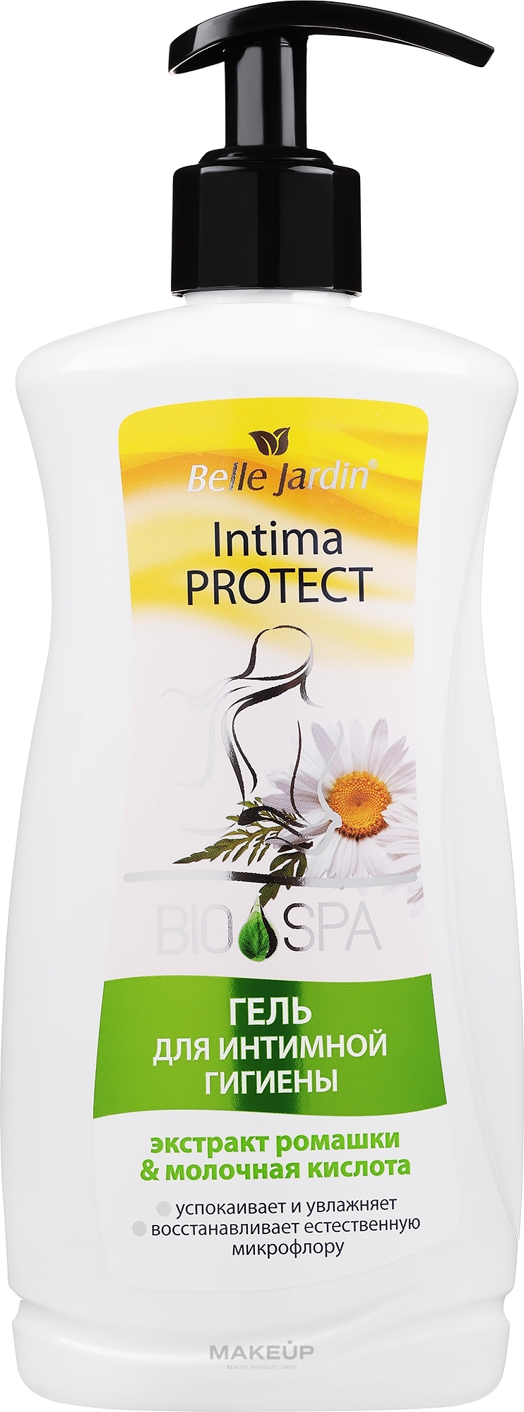 Гель для інтимної гігієни з екстрактом ромашки і молочною кислотою - Belle Jardin Bio Spa Intima Protect — фото 500ml