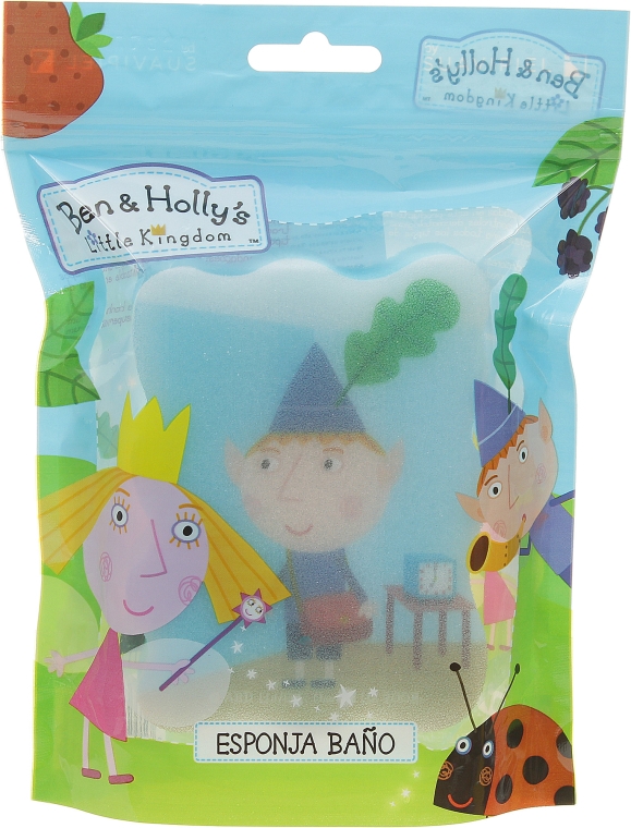 Мочалка банная детская, Postman - Suavipiel Ben & Holly's Bath Sponge — фото N1