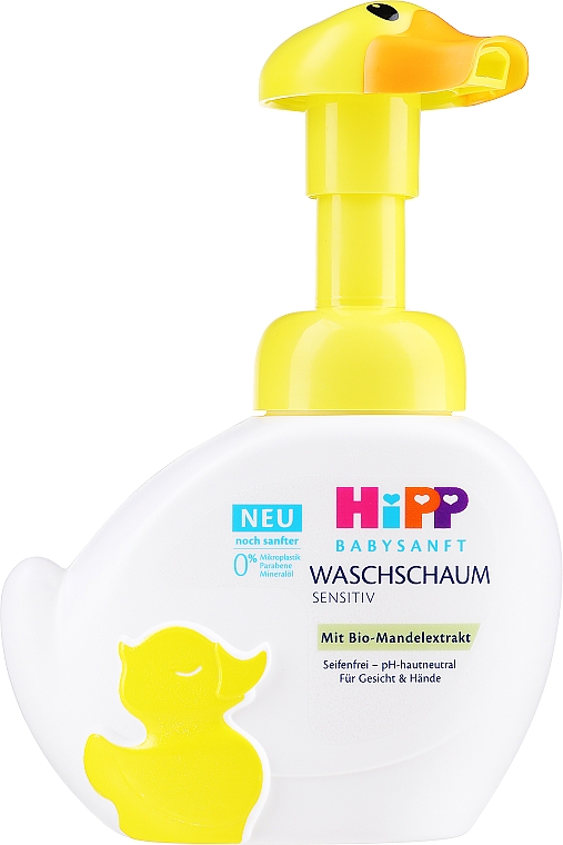 Пінка для вмивання та миття рук - HiPP Babysanft — фото N1