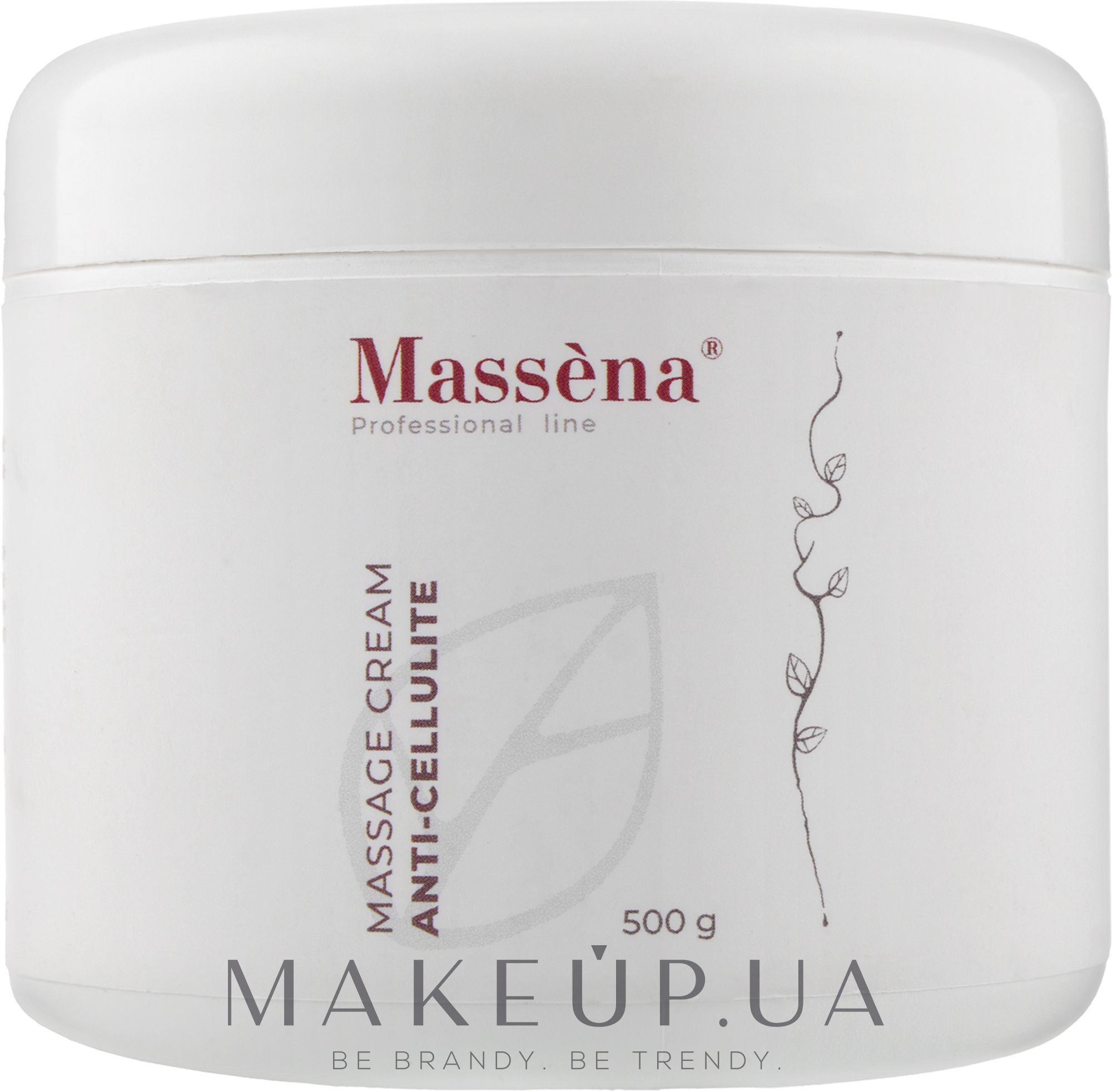 Антицеллюлитный массажный крем для тела - Massena Cellulite`s Blemishes Massage Cream — фото 500ml