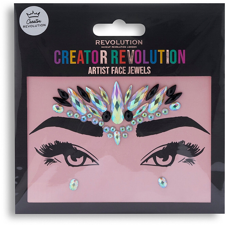 Стрази для обличчя - Makeup Revolution Creator Revolution Artist Face Jewels — фото N1