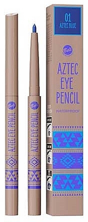 Водостійкий олівець для очей - Bell Aztec Waterproof Eye Pencil — фото N1