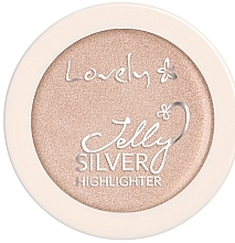 Хайлайтер для обличчя - Lovely Jelly Silver Highlighter — фото N1