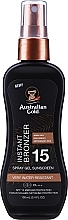 Спрей-гель для засмаги з бронзатором - Australian Gold Spray Gel Sunscreen with Instant Bronzer SPF 15 — фото N3