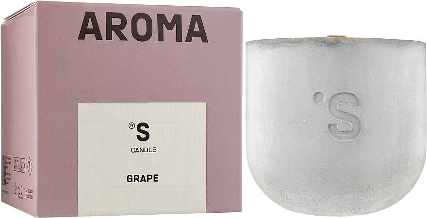 Ароматична свічка - Sister's Aroma Soy Сandle Grape — фото N2