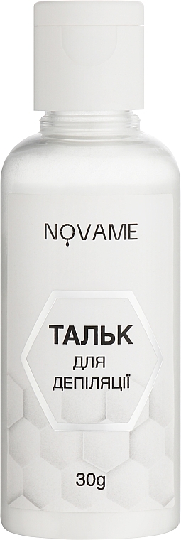 Тальк косметичний для шугарингу та депіляції - Novame Cosmetic — фото N1