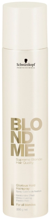 Лак сильной фиксации "Бриллиантовый" - Schwarzkopf Professional BlondMe Glorious Hold Hairspray