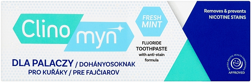 Зубна паста для курців - Clinomyn Smokers Toothpaste Fresh Mint