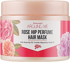 Парфумерія, косметика Маска для пошкодженого волосся - Welcos Around Me Rose Hip Perfume Hair Mask