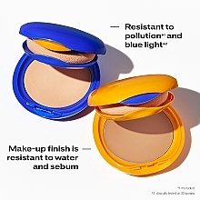 Солнцезащитное компактное тональное средство - Shiseido Tanning Compact Foundation SPF10 (сменный блок) — фото N7