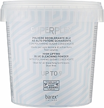 Духи, Парфюмерия, косметика Обесцвечивающий порошок, голубой (до 9 тонов) - Barex Superplex