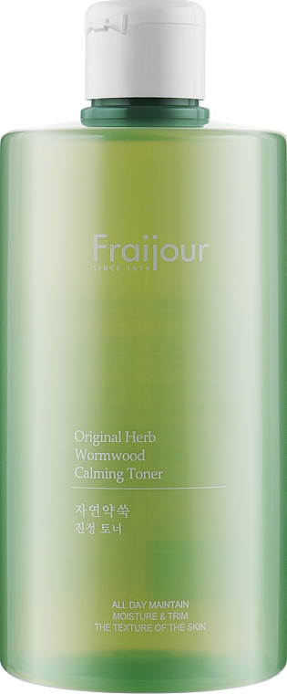 Тонер для лица с AHA/BHA кислотами - Fraijour Original Herb Wormwood Calming Toner — фото N1