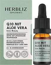 Пищевая добавка в каплях - Herbliz Q10 mit Aloe Vera — фото N2