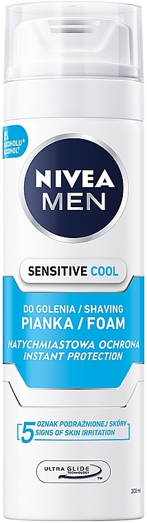 Піна для гоління "Охолоджувальна" для чутливої шкіри - NIVEA MEN Shaving Foam