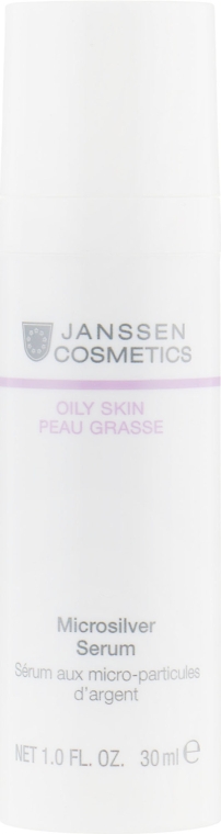 Сыворотка с антибактериальным действием для жирной и воспаленной кожи - Janssen Cosmetics Microsilver serum — фото N2