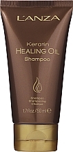Шампунь для сияния волос - L'Anza Keratin Healing Oil Lustrous Shampoo — фото N1