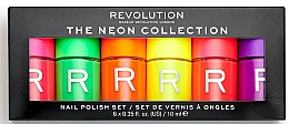 Набор - Makeup Revolution The Neon Collection (nail/6x10ml) — фото N1