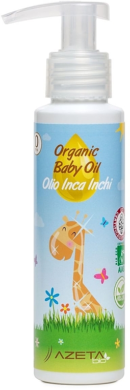 Органічна олія для малюків з інка інчі - Azeta Bio Organic Baby Oil Inca Inchi — фото N1