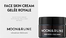 Ночной крем для лица с маточным молочком - Moon&Rune Gelee Royale Face Cream — фото N2