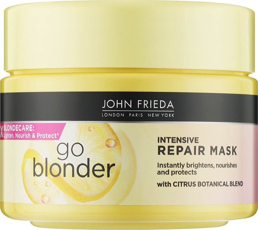 Інтенсивна відновлювальна маска для волосся - John Frieda Go Blonder Intensive Repair Mask