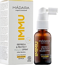 Освежающий и защищающий спрей для полости рта - Madara Cosmetics IMMU Refresh & Protect Mouth Spray — фото N2