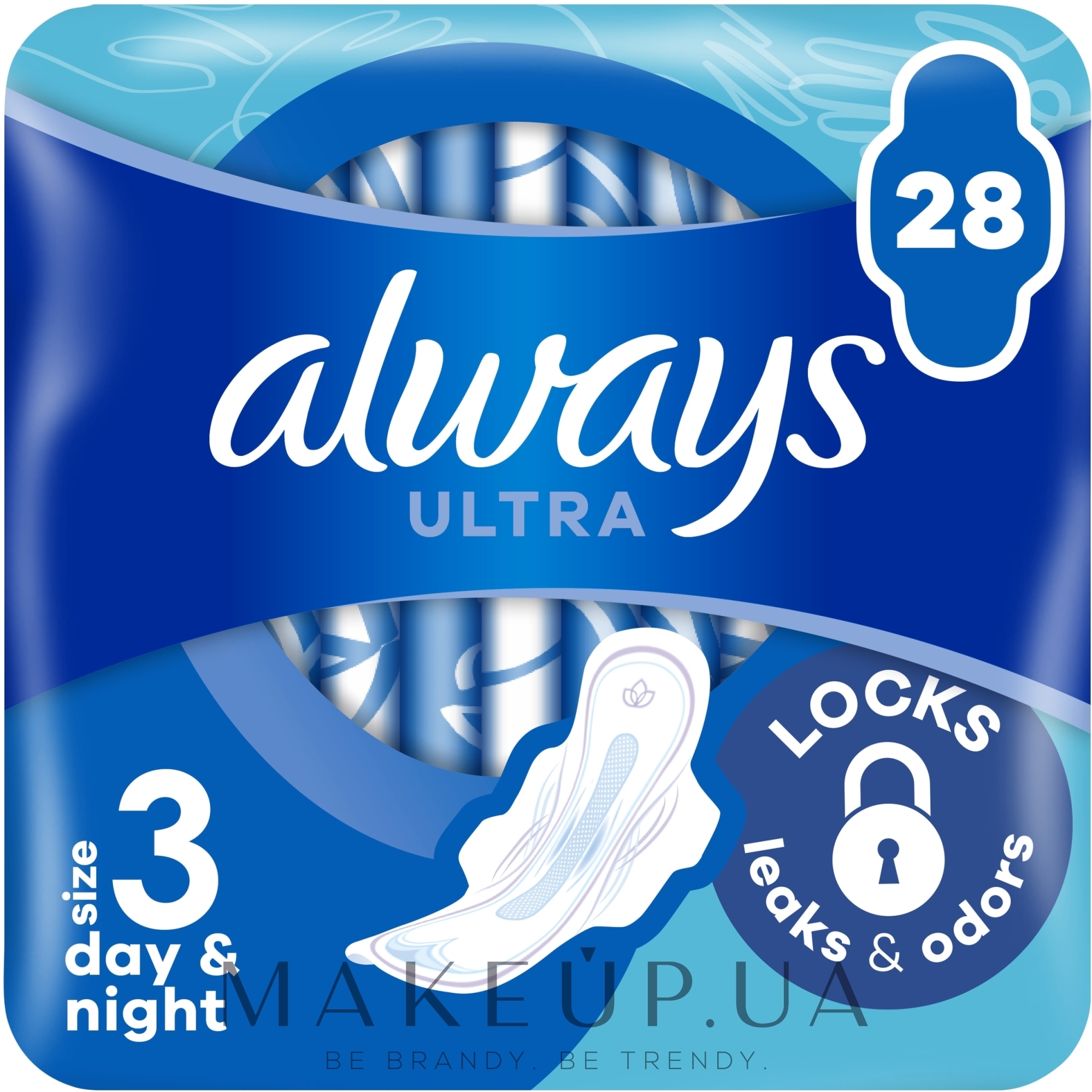 Гігієнічні прокладки, розмір 3, 28 шт. - Always Ultra Day&Night — фото 28шт