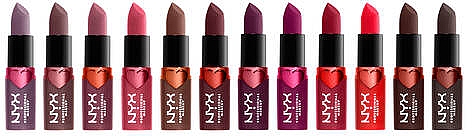 Набір - NYX Professional Makeup Matte Lipstick Gift Set Vault (lipstick/12x3.5g) — фото N3