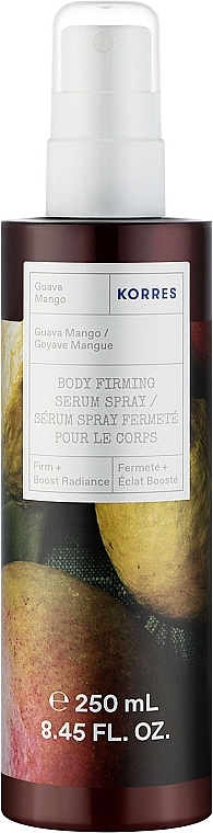Укрепляющая сыворотка-спрей для тела "Гуава и манго" - Korres Guava Mango Body Firming Serum Spray