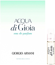Духи, Парфюмерия, косметика Giorgio Armani Acqua di Gioia - Парфюмированная вода (пробник)