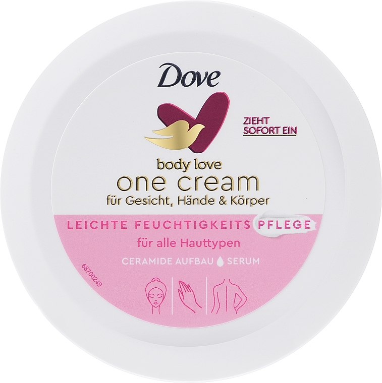 УЦЕНКА Крем для лица, рук и тела - Dove Body Love One Cream Light Hydration * — фото N1