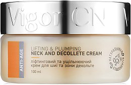 Духи, Парфюмерия, косметика Лифтинговый и уплотняющий крем для шеи и декольте "Африка" - Vigor Neck & Decollete Cream