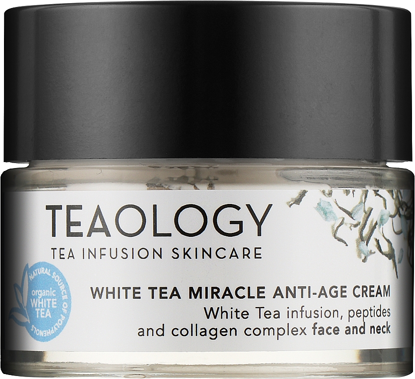 Антивіковий крем для обличчя - Teaology White Tea Miracle Anti-Age Cream — фото N1