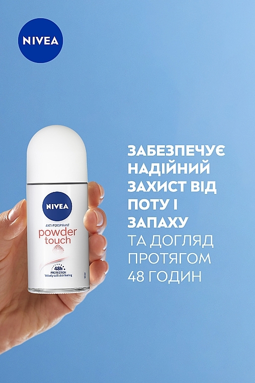 Антиперспирант "Прикосновение пудры", шариковый - NIVEA PowderTouch Anti-Perspirant — фото N5