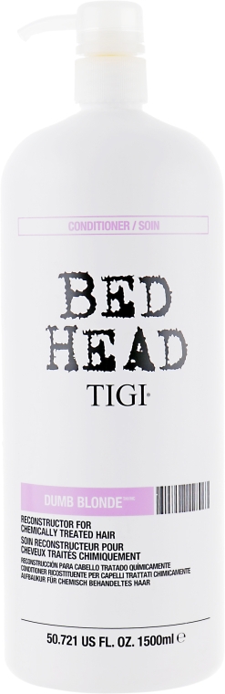 Відновлюючий кондиціонер для ушкодженого  волосся - Tigi Bed Head Dumb Blonde Conditioner — фото N3