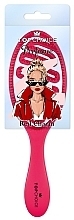 Духи, Парфюмерия, косметика Расческа для волос 64531 "Red Charm", овальная - Top Choice Perfume Hairbrush