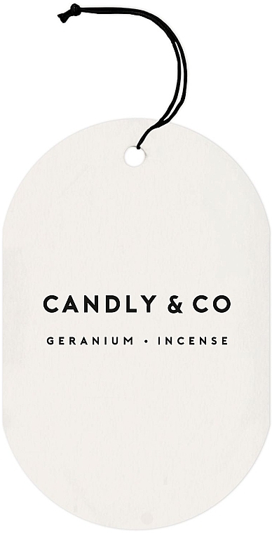 Ароматична підвіска - Candly & Co No.1 Geranium Incense Fragrance Tag — фото N2