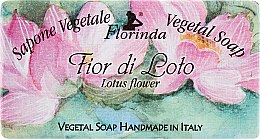 Парфумерія, косметика Мило натуральне "Квітка лотоса" - Florinda Sapone Vegetale Vegetal Soap Lotus Flower