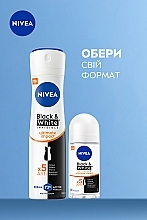 Aнтиперспірант "Чорне та Біле невидимий", кульковий - NIVEA Black & White Invisible Ultimate Impact Anti-Transpirant — фото N6