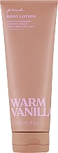 Парфюмированный лосьон для тела - Victoria's Secret Pink Warm Vanilla Body Lotion — фото N1