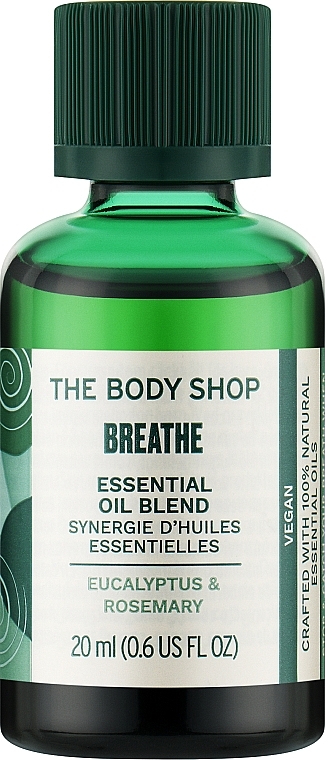 Суміш ефірних олія для покращення дихання - The Body Shop Breathe Essential Oil Blend — фото N1