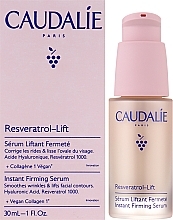 Зміцнювальна сироватка для обличчя - Caudalie Resveratrol Lift Instant Firming Serum New — фото N2