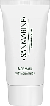 Успокаивающая маска с индийскими травами для лица - Sanmarine Natural Elements Face Mask With Indian Herb — фото N1