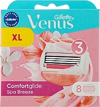 Змінні касети для гоління, 8 шт. - Gillette Venus Spa Breeze Comfort Glide — фото N1