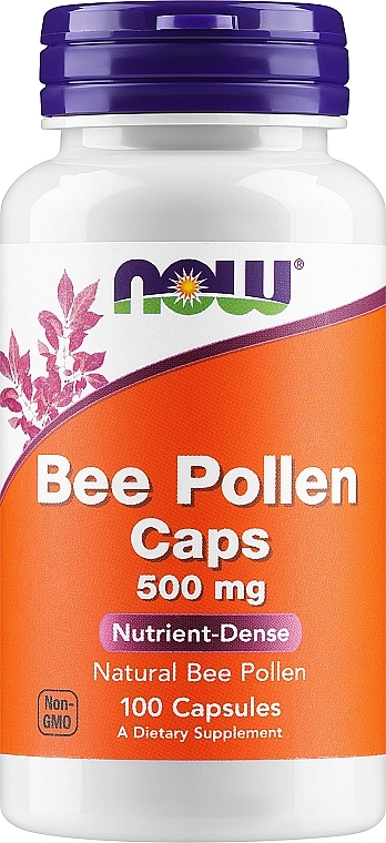 Харчова добавка "Бджолиний пилок", 500 мг - Now Foods Bee Pollen — фото N1