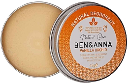Духи, Парфюмерия, косметика Натуральный кремовый дезодорант - Ben & Anna Vanilla Orchid Soda Cream Deodorant