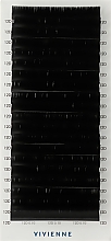 Накладные ресницы "Elite", черные, 20 линий (0,1, D, 12) - Vivienne — фото N1