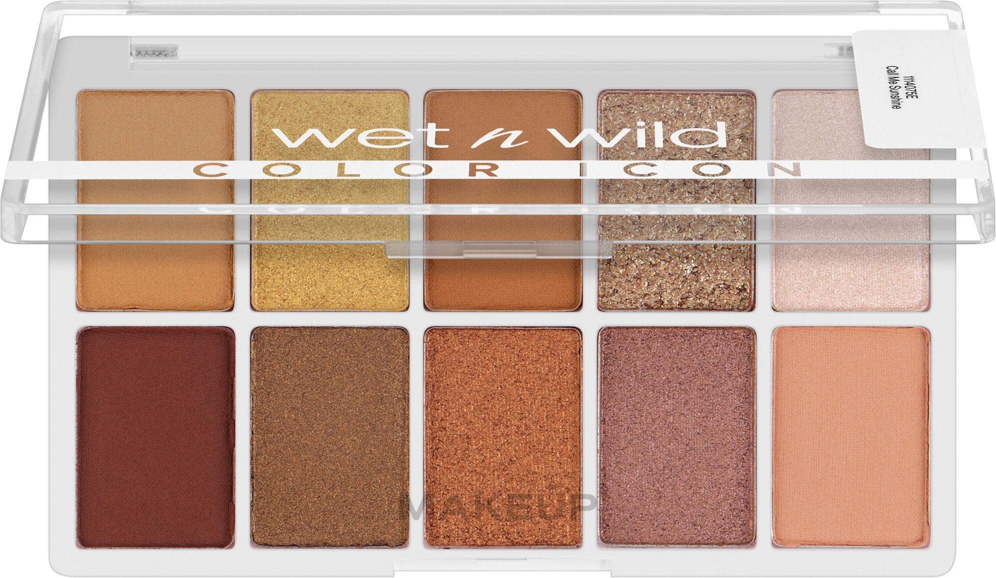 ПОДАРУНОК! Палетка тіней для повік - Wet N Wild Color Icon 10-Pan Eyeshadow Palette — фото Call Me Sunshine