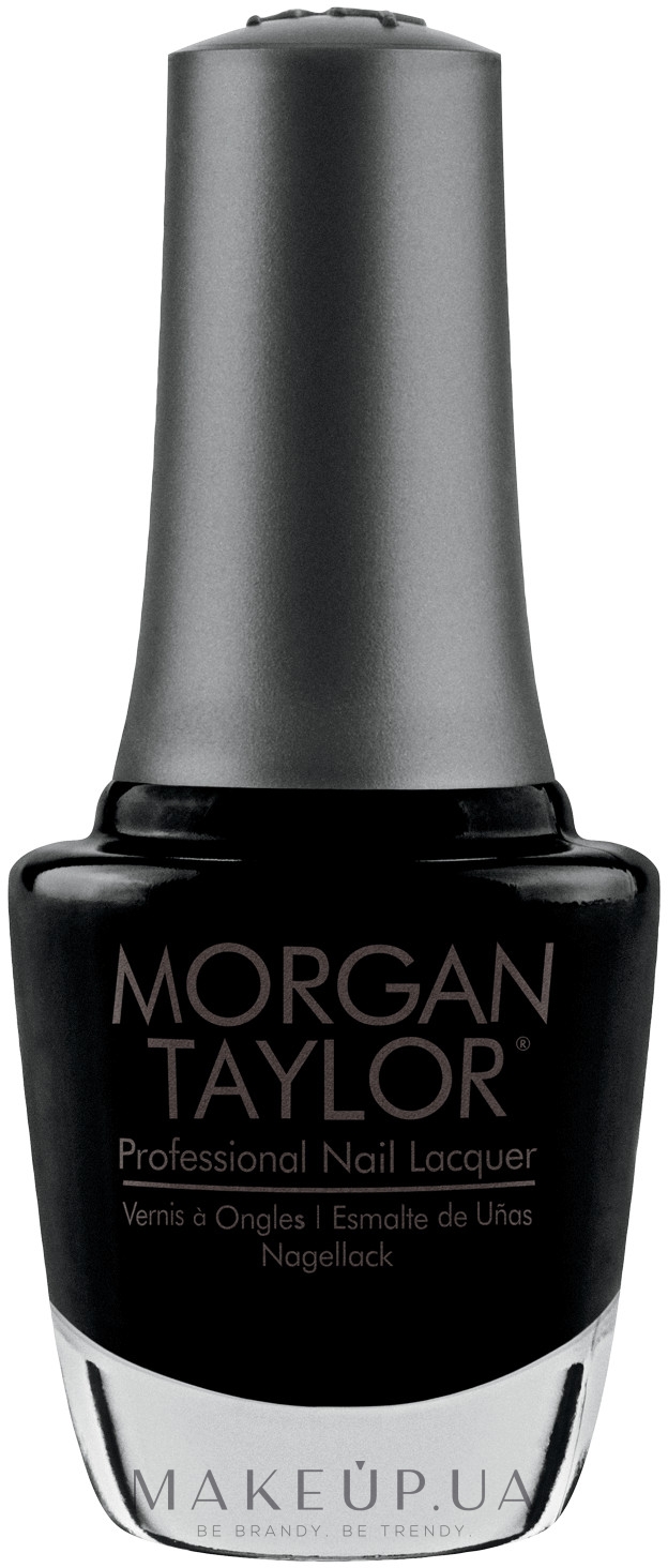 Лак для нігтів - Morgan Taylor Professional Nail Lacquer — фото 830 - Black Shadow