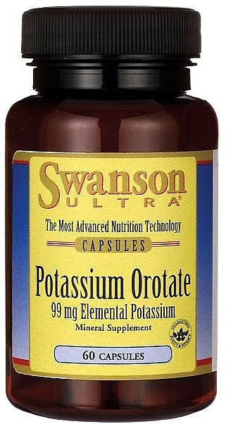Минеральная добавка "Оротат калия", 60шт - Swanson Ultra Potassium Orotate — фото N1