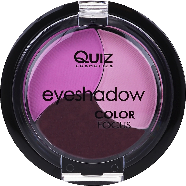 Тени для век, тройные - Quiz Cosmetics Color Focus Eyeshadow 3 — фото N2